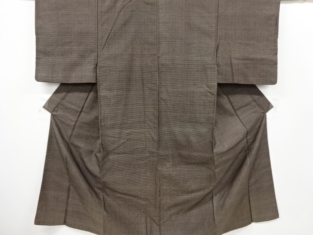 JAPANESE KIMONO / ANTIQUE MENS KIMONO / SILK / DOROZOME / TSUMUGI